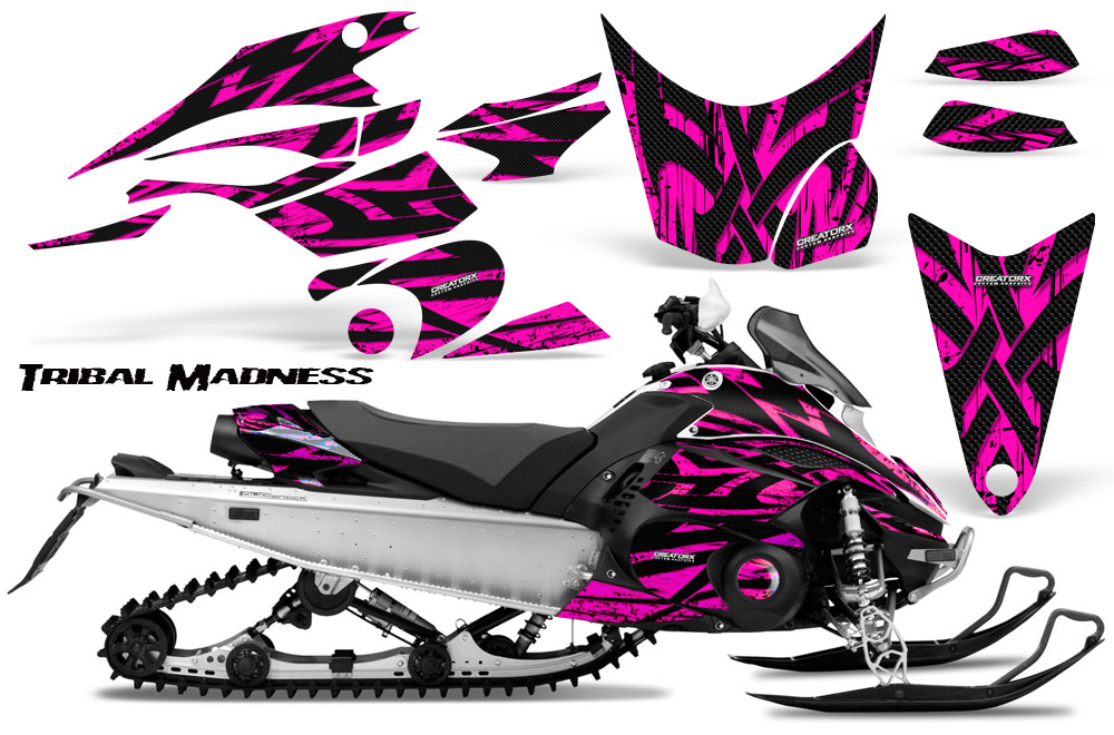 Yamaha FX Nytro 2010 Graphics Kit Tribal Madness Pink